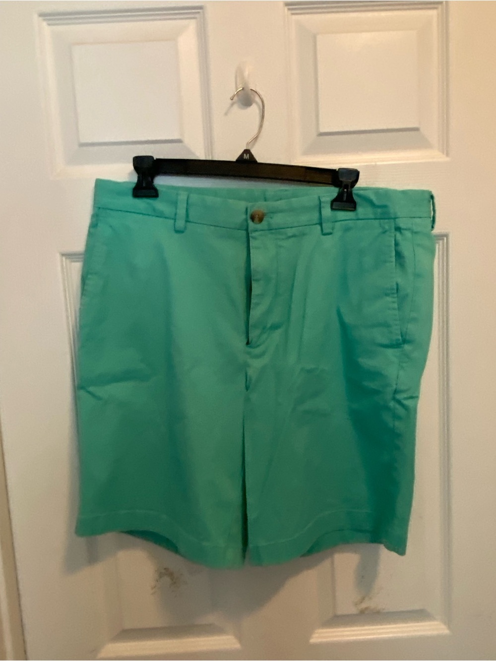 Vineyard Viney Men's Casual Aqua Green Chino Shorts